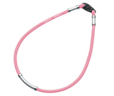 iBalance Pink/Silver Buckle Necklace - Large